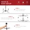 Best Choice Products Wrought Iron Ornament Display Christmas Tree w/ Easy Assembly, Stand